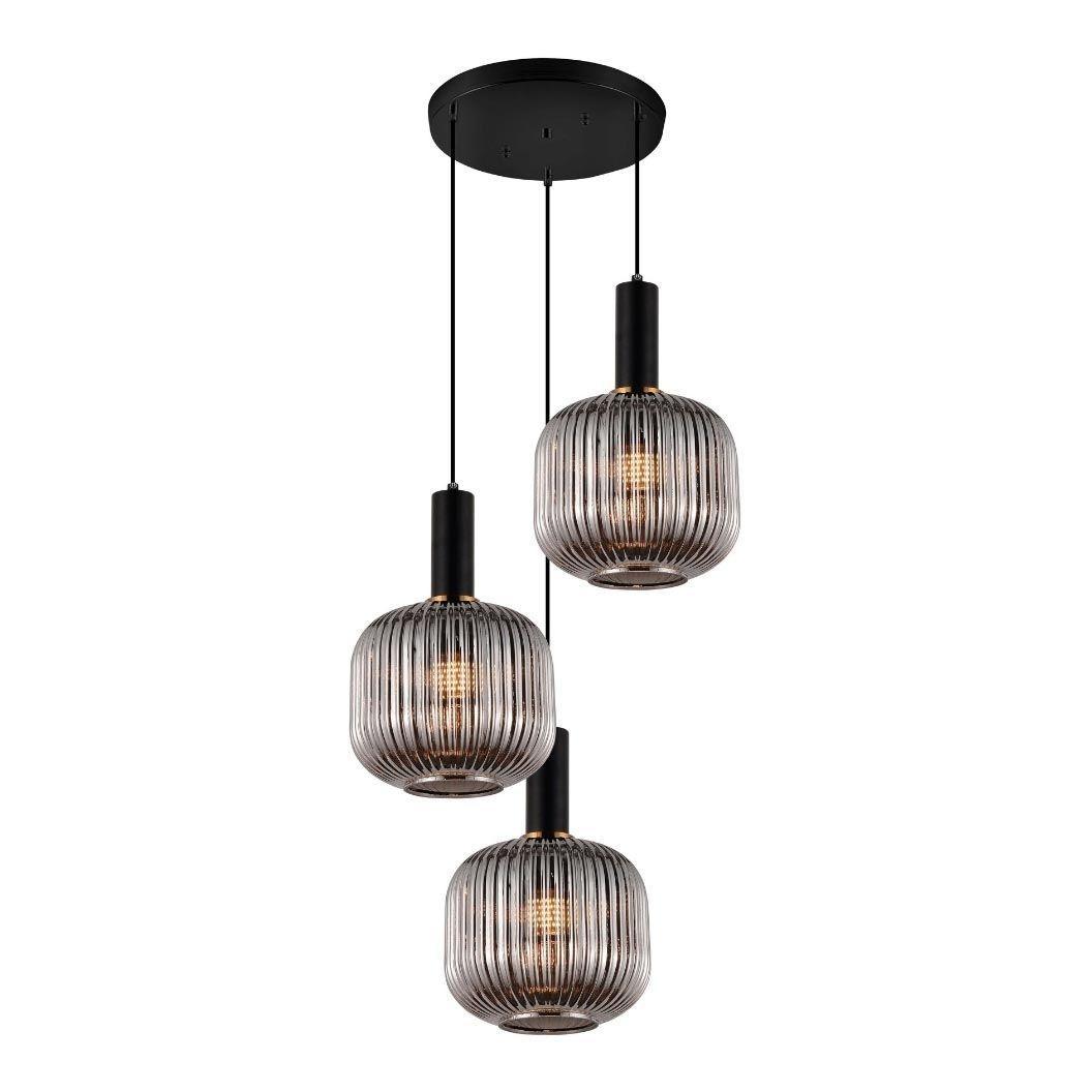 фото Подвесная люстра lumina deco gato ldp 1217-3 gy+bk