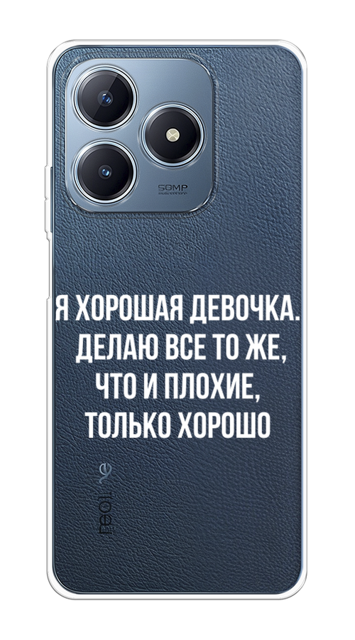 

Чехол Case Place на Realme C63 "Хорошая девочка", Серебристый, 2517350-1