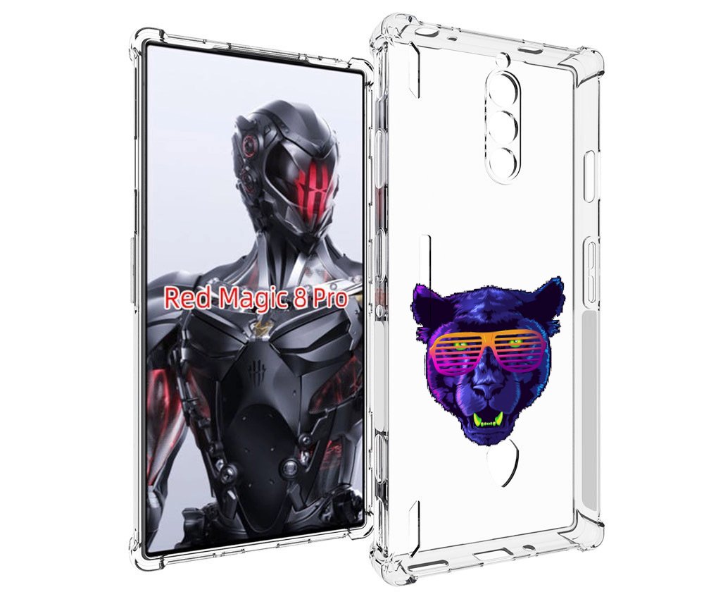 

Чехол MyPads фиолетовая пума в очках для ZTE Nubia Red Magic 8 Pro / Red Magic 8 Pro Plus, Tocco