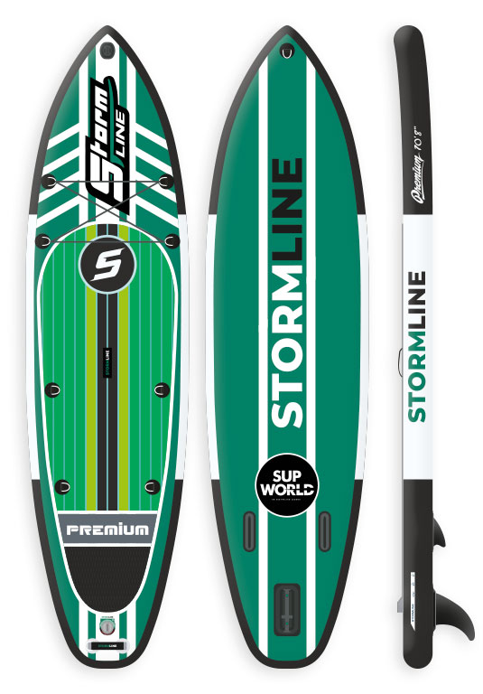 фото Sup-борд stormline premium 329x84x15 см зеленый