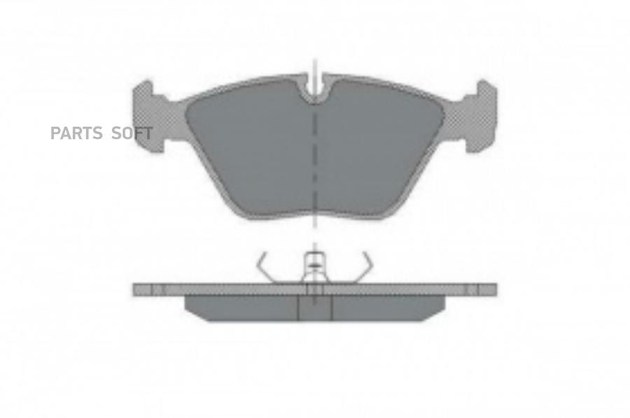 

Колод. Торм.Задн. Bmw E36 M3/E34/E32/Z3 E36 SCT sp152