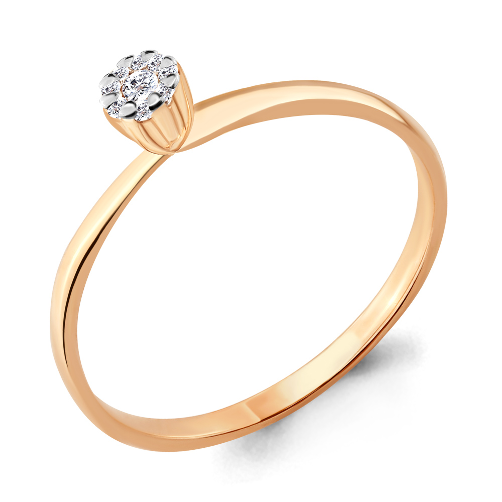 

Кольцо из красного золота с бриллиантом Aquamarine Aquamarine 962988к_585_кз р, 962988к_585_кз
