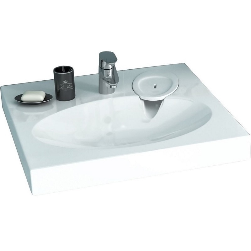 Раковина под стиральную машину СанТа Луна 60x60 900103 с кронштейнами