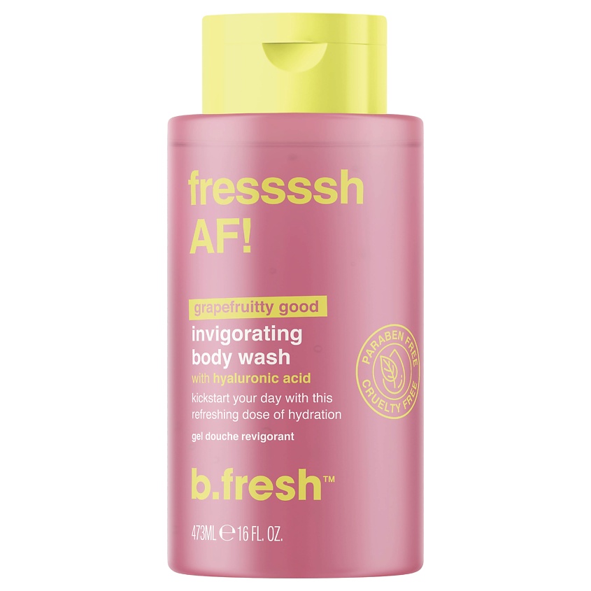 Гель для душа B.Fresh Fresh AF! женский увлажняющий бодрящий 473 мл carefree салфетки plus large fresh ароматизированные