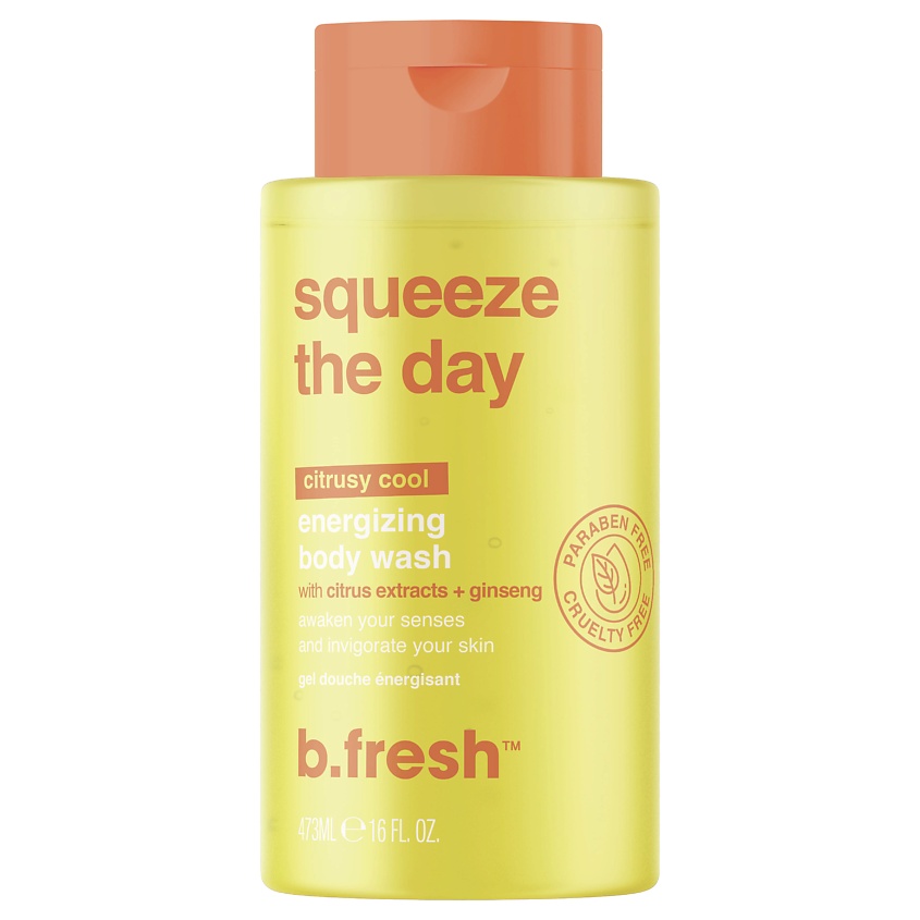 Гель для душа B.Fresh Squeeze the day женский увлажняющий 473 мл гель для душа супер бодрящий белый медведь men natura siberica натура сиберика 250мл