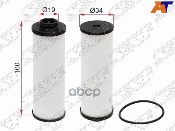 

SAT ST1060010 Фильтр АКПП-7 AUDI A4 08-15/A5 07-17/A6 10-18/A7 10-18/Q5 08-17/PORSCHE MACA