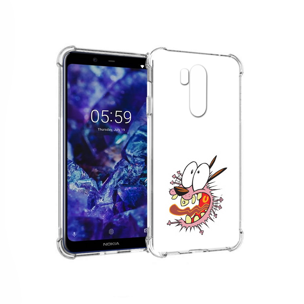 

Чехол MyPads Tocco для Nokia X7 испуганный бобик (PT123767.122.381), Прозрачный, Tocco