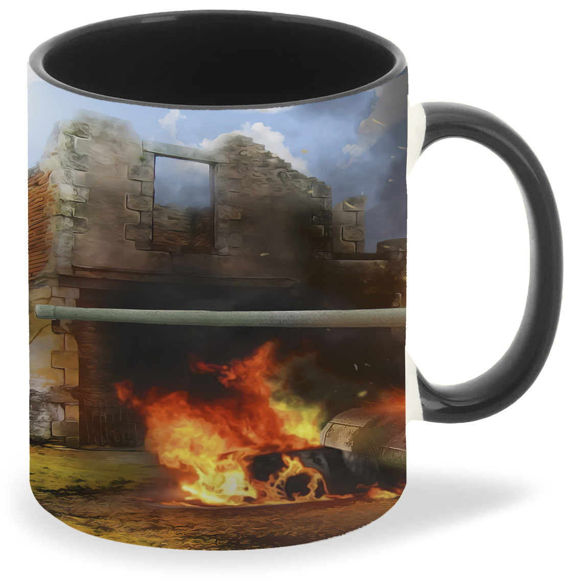 

Кружка CoolPodarok На Берлин День Победы Танк Разрушеное здание, На Берлин День Победы Танк Разрушеное здание