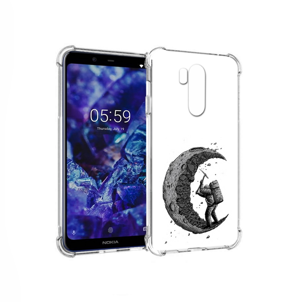 

Чехол MyPads Tocco для Nokia X7 камненная луна (PT123767.122.384), Прозрачный, Tocco