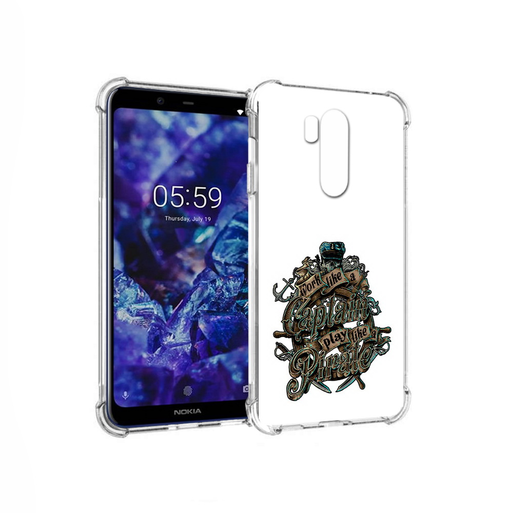 Чехол MyPads Tocco для Nokia X7 капитан пиратов (PT123767.122.385)