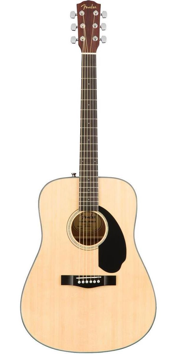 Акустическая гитара Fender Cd-60s Dread Nat Wn, цвет натуральный