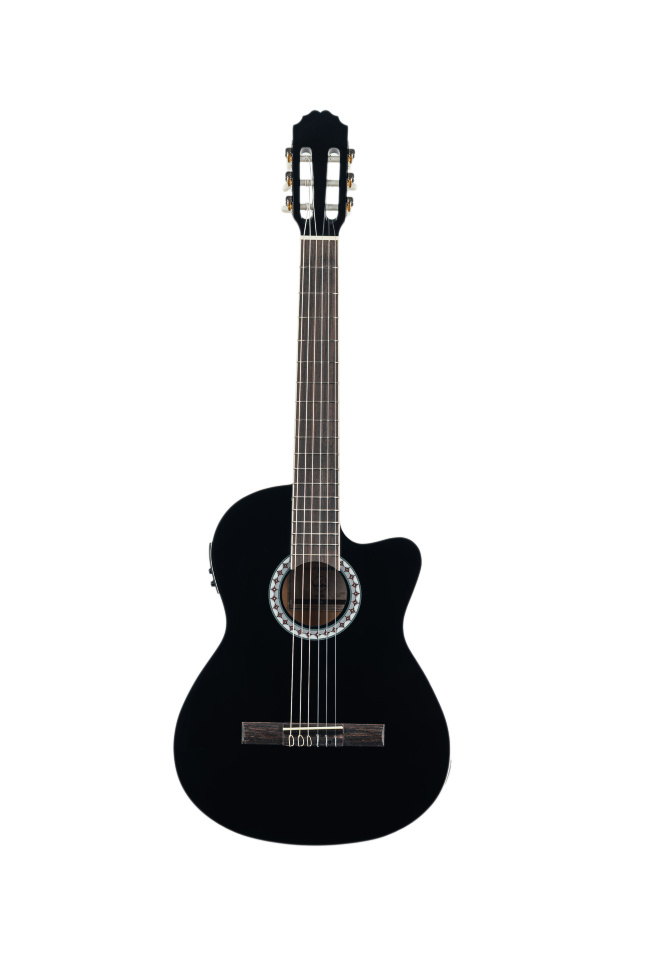 

Классическая гитара с подключением Gewapure E-classic guitar Basic Black 4/4, Gewapure E-classic guitar Basic Black 4/4