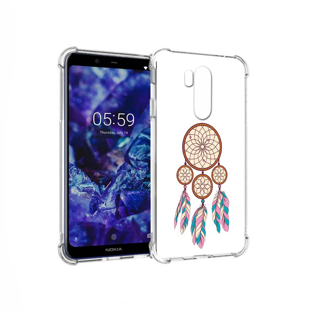 

Чехол MyPads Tocco для Nokia X7 ловец снов бежевый (PT123767.122.442), Прозрачный, Tocco