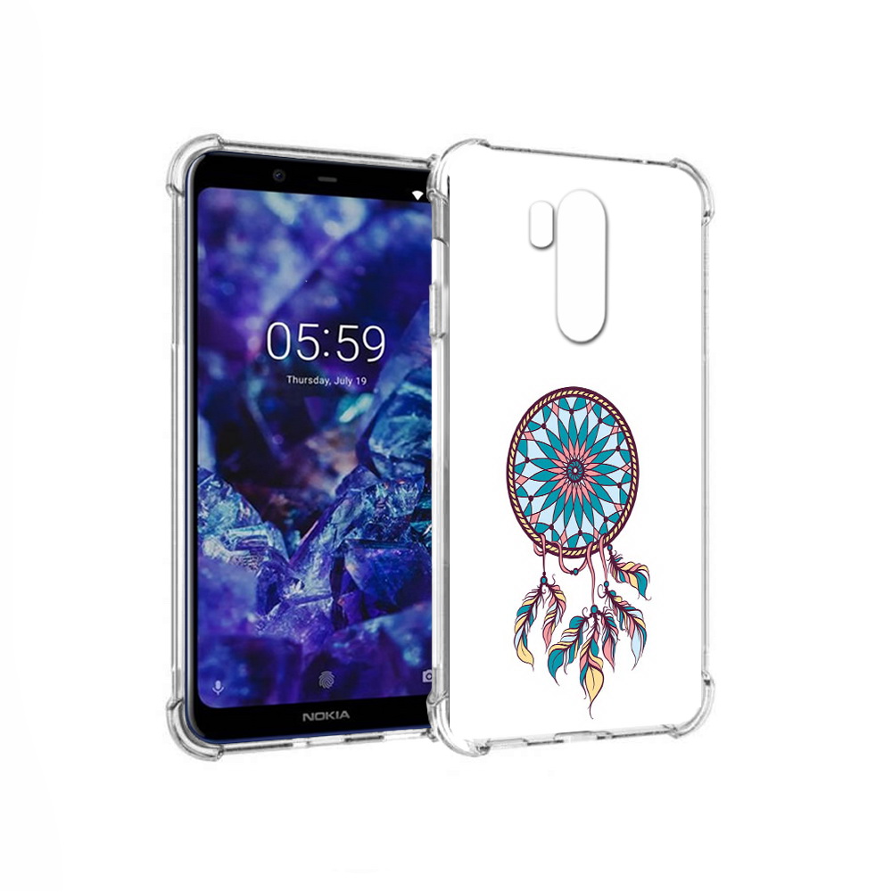 

Чехол MyPads Tocco для Nokia X7 ловец снов синий (PT123767.122.443), Прозрачный, Tocco