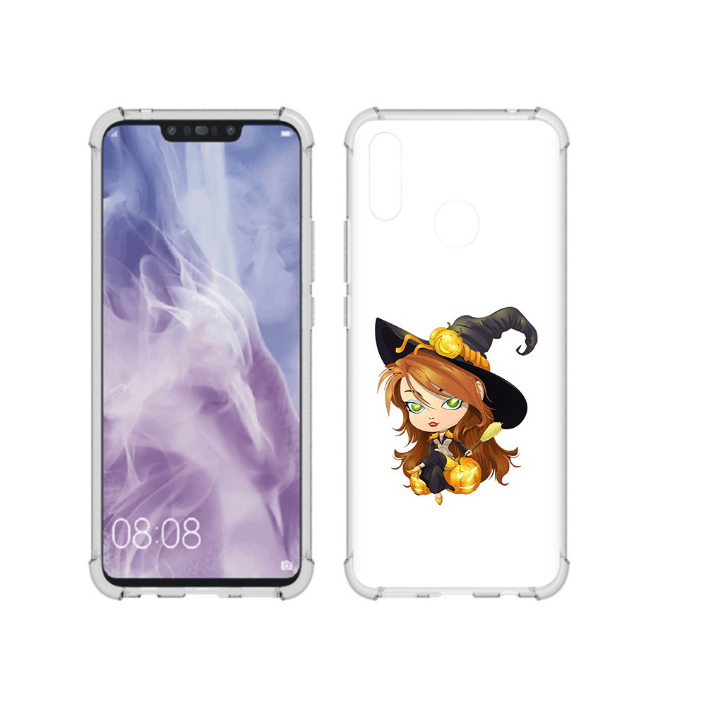 

Чехол MyPads Tocco для Huawei Nova 3i Ведьмочка (PT227100.63.40), Прозрачный, Tocco