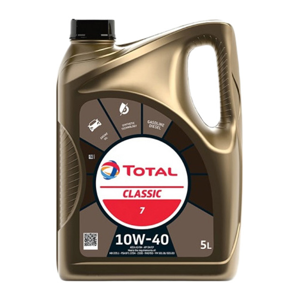 

TOTAL Масло моторное TOTAL CLASSIC 7 10W40, 5L 213691