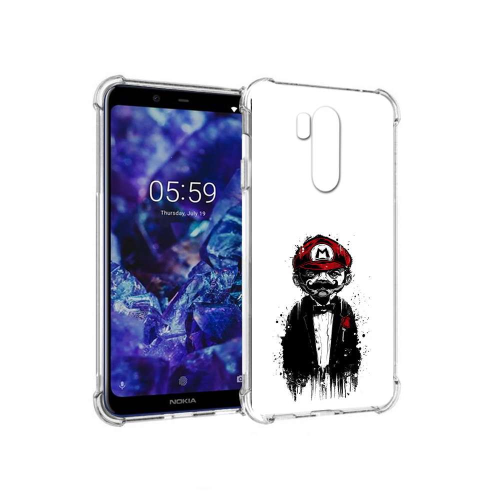 

Чехол MyPads Tocco для Nokia X7 марио (PT123767.122.458), Прозрачный, Tocco