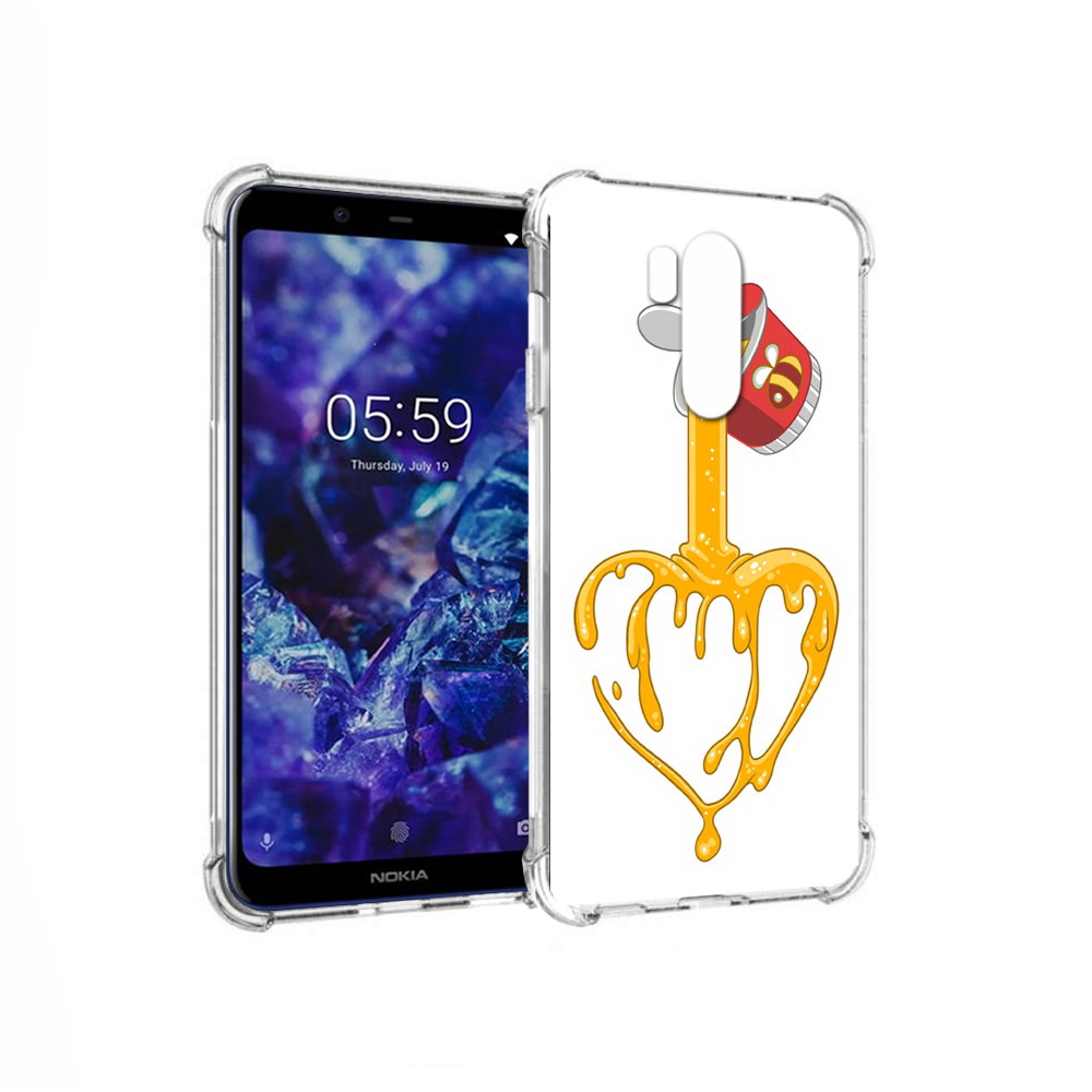 

Чехол MyPads Tocco для Nokia X7 медовое сердце (PT123767.122.471), Прозрачный, Tocco