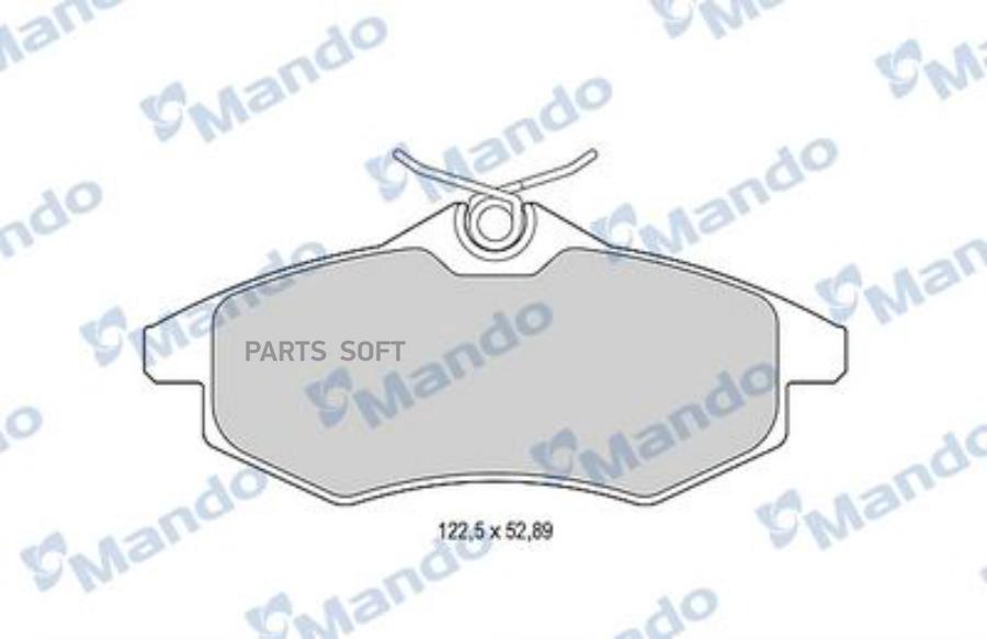 

Тормозные колодки Mando дисковые MBF015170