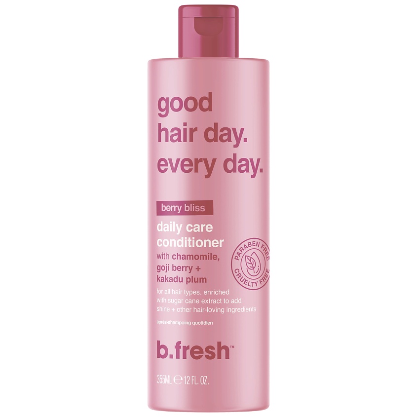 Бальзам-кондиционер B.Fresh Good hair day. Every day для блеска волос 355 мл ополаскиватель для рта global white ice fresh 300 мл