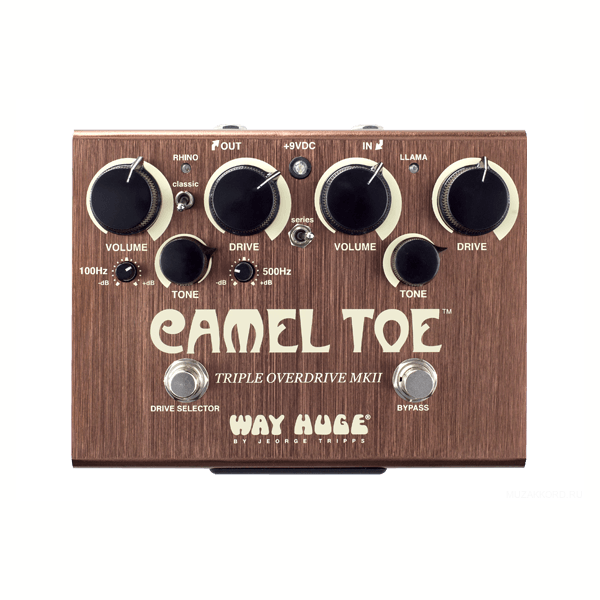 

Эффект гитарный сдвоенный овердрайв Dunlop Whe209 Camel Toe Triple Overdrive Mkii, Dunlop Whe209 Camel Toe Triple Overdrive Mkii