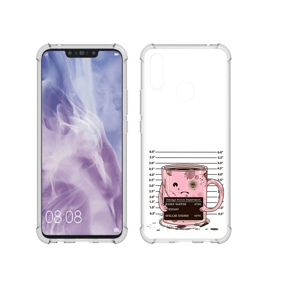 

Чехол MyPads Tocco для Huawei Nova 3i кружка (PT227100.63.420), Прозрачный, Tocco