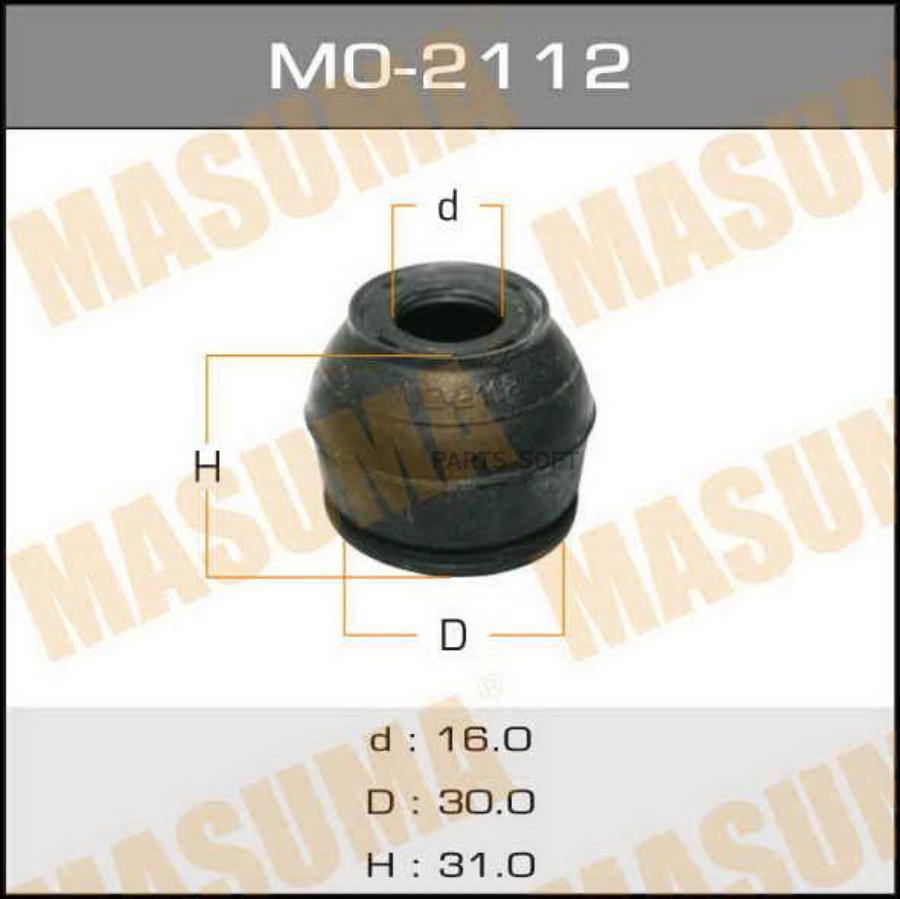 

MASUMA MO2112 ШАРОВОЙ ПЫЛЬНИК 16х30х31, TOYOTA FUNCARGO, PLATZ, RAUM, VITZ 99-