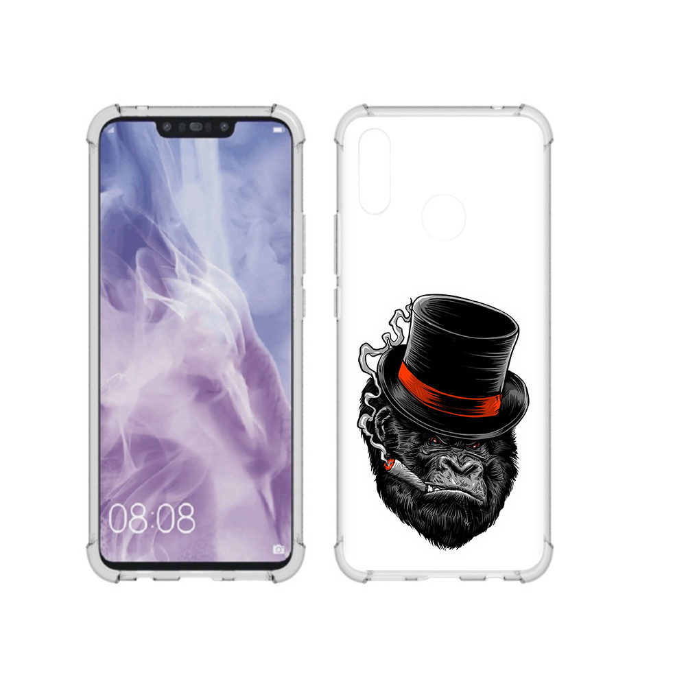 Чехол MyPads Tocco для Huawei Nova 3i дизайнерская горилла (PT227100.63.431)