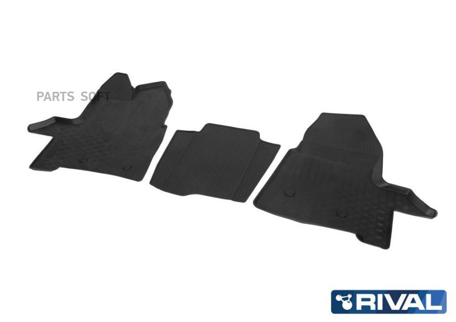 

RIVAL Коврики салона Ford Transit черный полиуретан Rival 11806001 RIVAL 11806001