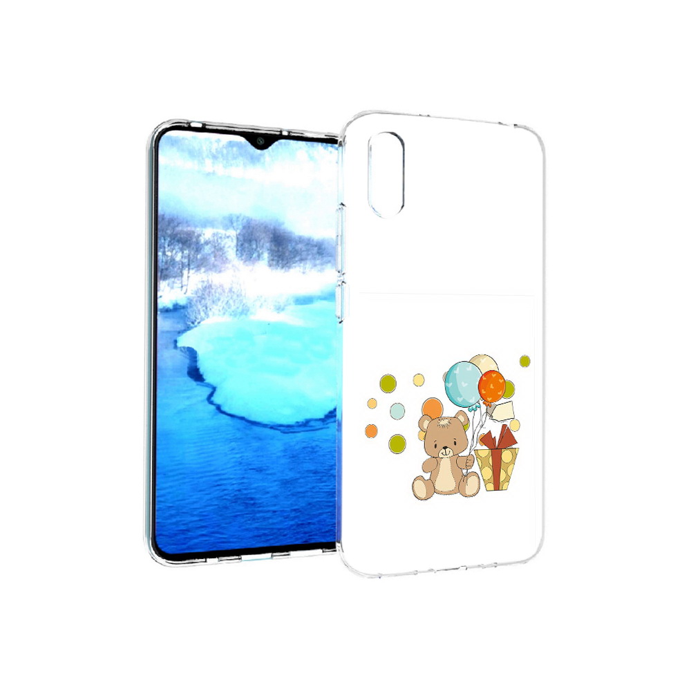 

Чехол MyPads Tocco для Xiaomi Redmi 9A медвеженок с подарком (PT151022.270.470), Прозрачный, Tocco