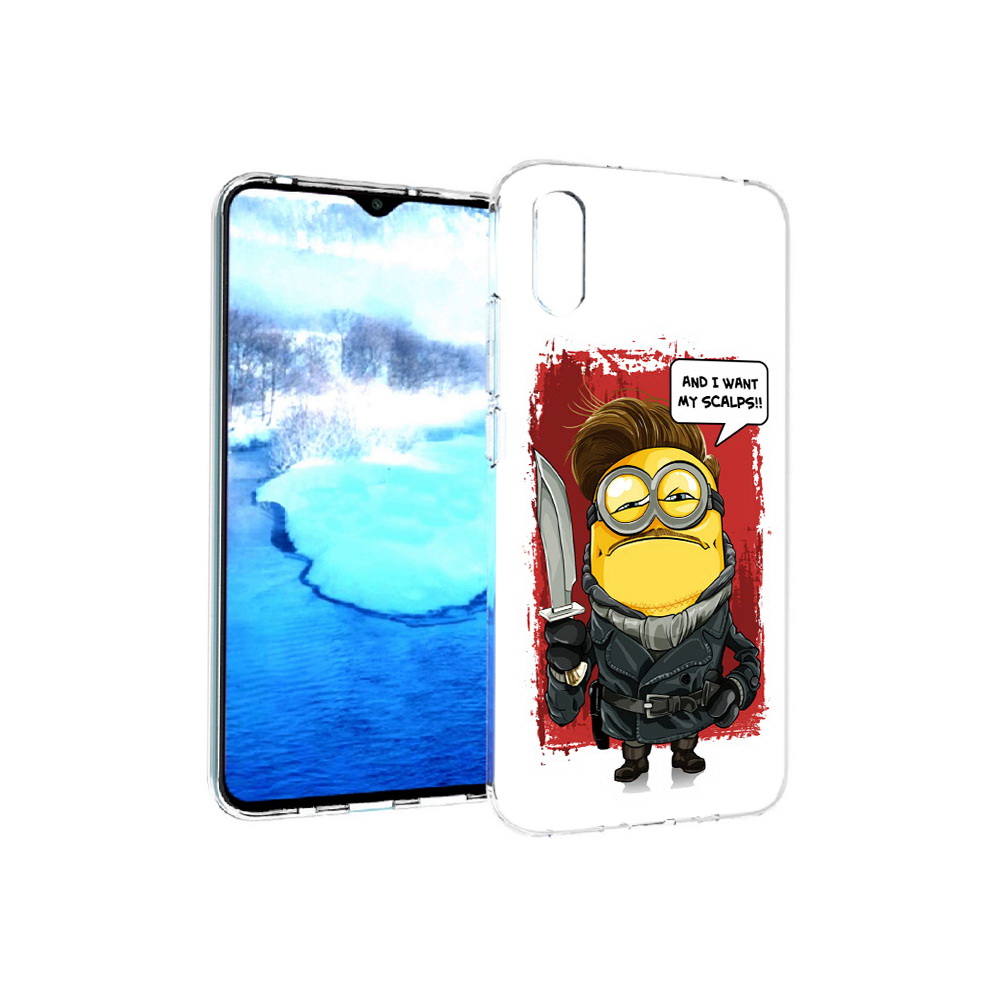 

Чехол MyPads Tocco для Xiaomi Redmi 9A миньон убийца (PT151022.270.477), Прозрачный, Tocco