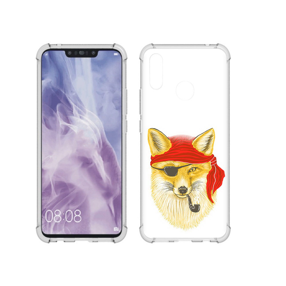 Чехол MyPads Tocco для Huawei Nova 3i лиса-пират (PT227100.63.440)