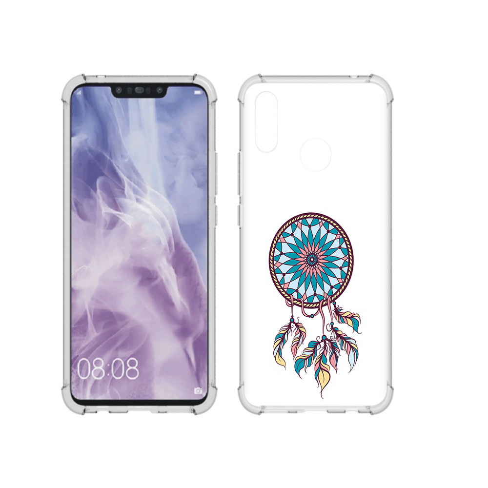 

Чехол MyPads Tocco для Huawei Nova 3i ловец снов синий (PT227100.63.443), Прозрачный, Tocco