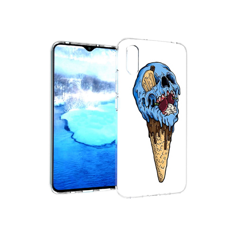 

Чехол MyPads Tocco для Xiaomi Redmi 9A мороженное череп (PT151022.270.484), Прозрачный, Tocco