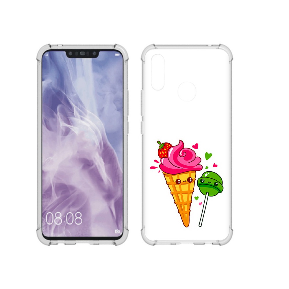 

Чехол MyPads Tocco для Huawei Nova 3i Вкусняшки (PT227100.63.45), Прозрачный, Tocco