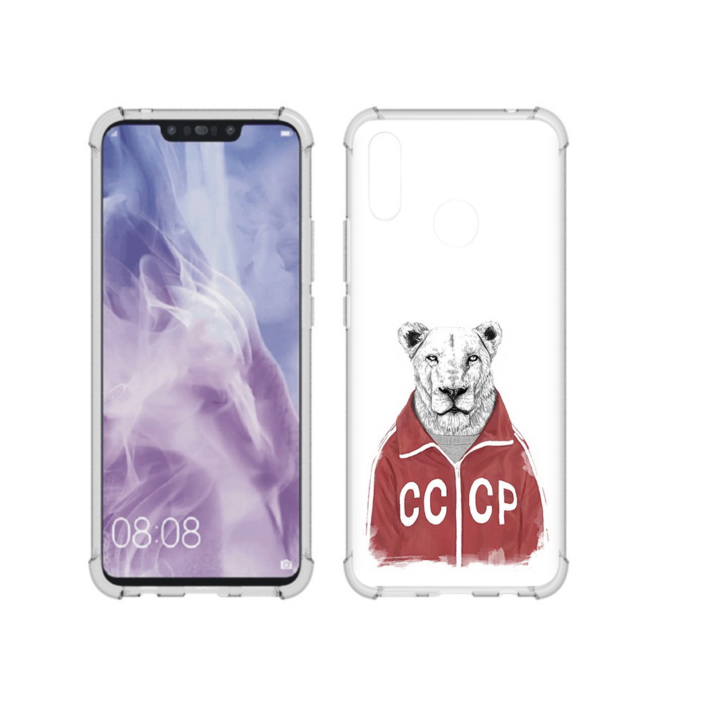 Чехол MyPads Tocco для Huawei Nova 3i львица ссср (PT227100.63.450)