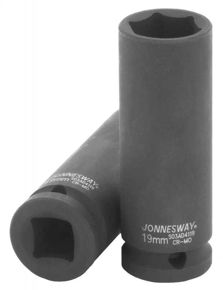 

JONNESWAY Торцевая головка ударная глубокая 12DR, 27 мм JONNESWAY S03AD4127