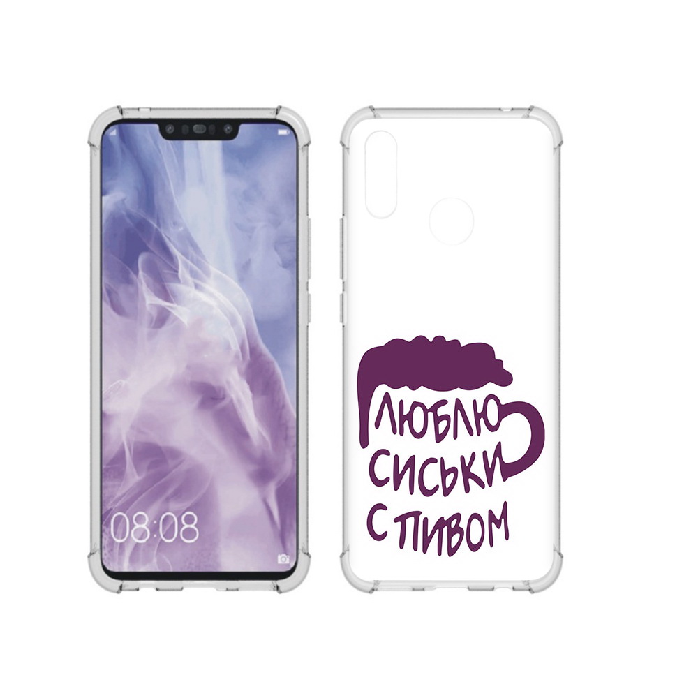 

Чехол MyPads Tocco для Huawei Nova 3i люблю пить кружка (PT227100.63.453), Прозрачный, Tocco