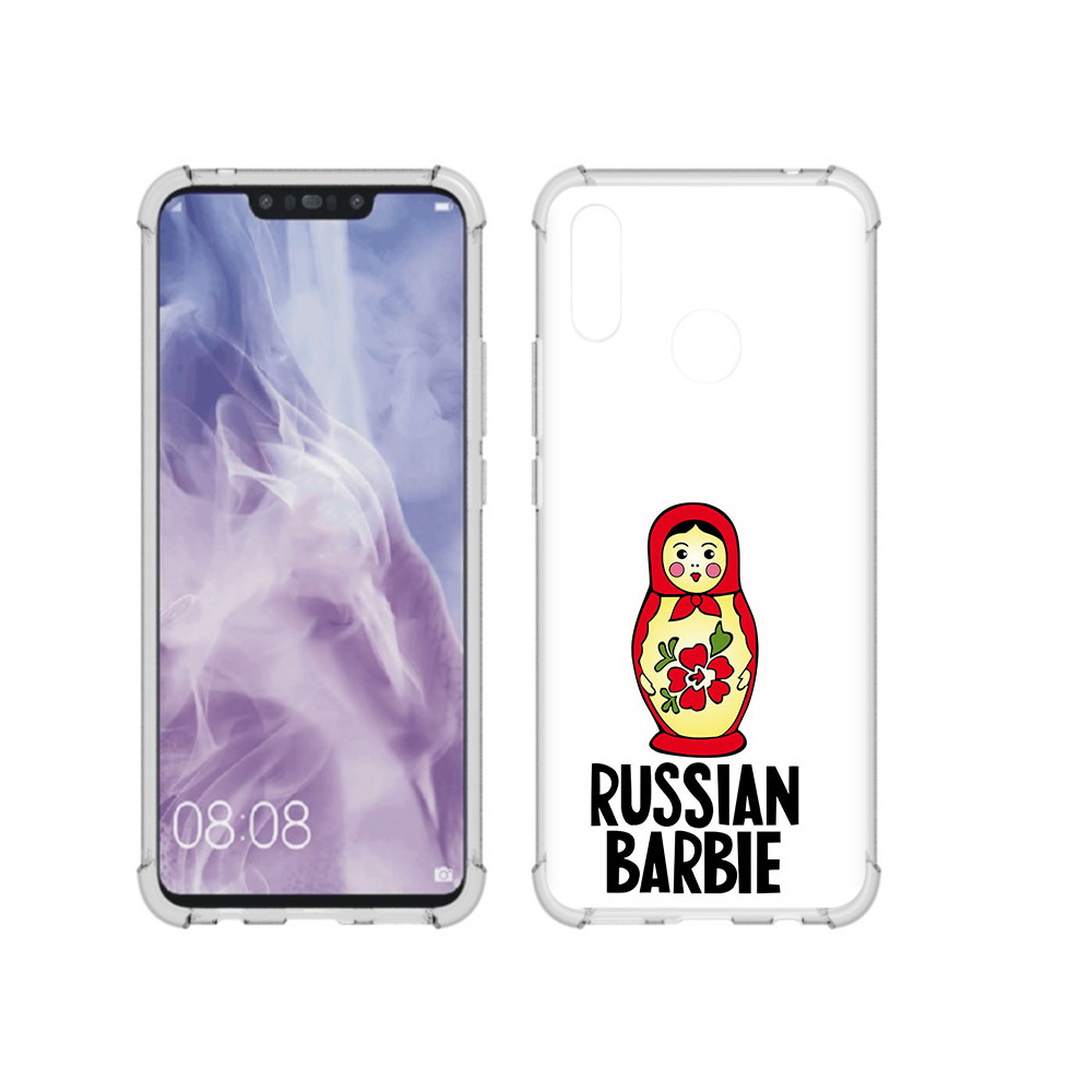 

Чехол MyPads Tocco для Huawei Nova 3i матрешка (PT227100.63.459), Прозрачный, Tocco