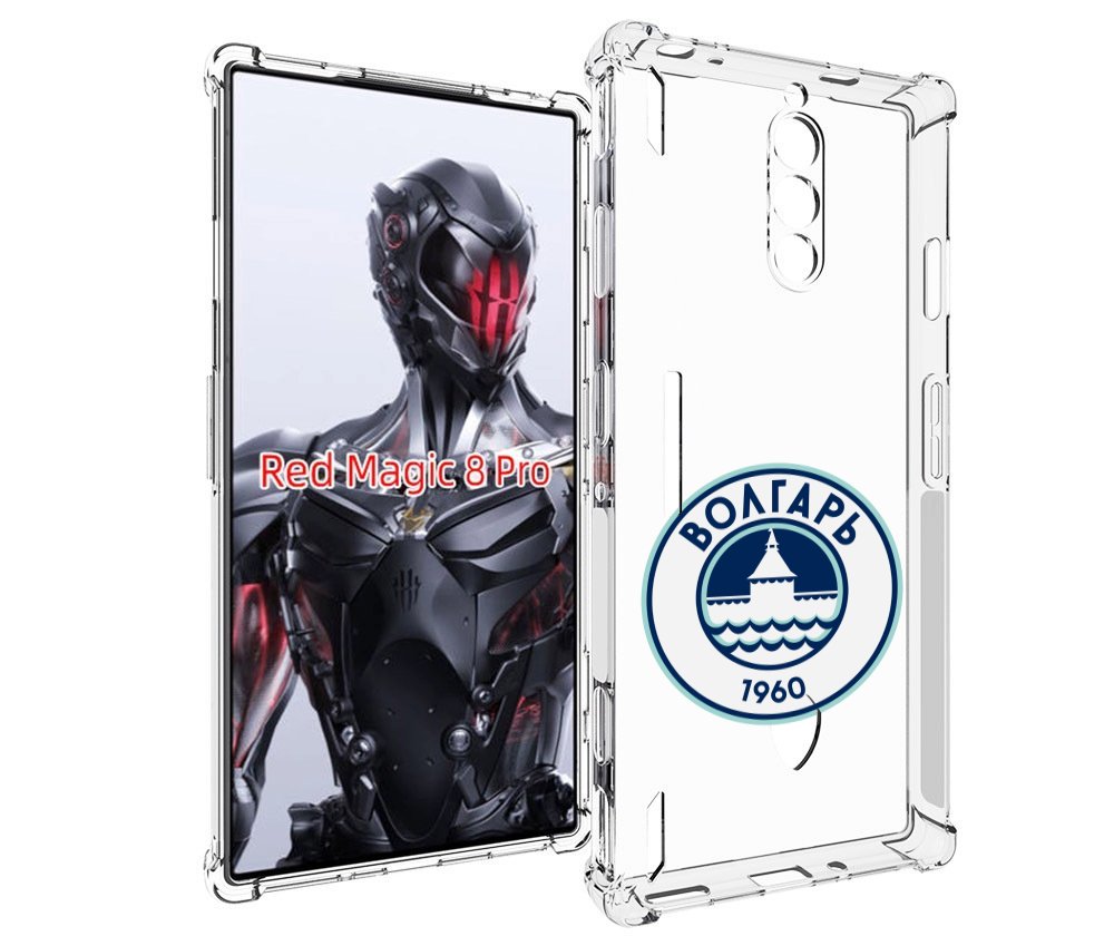 Чехол MyPads фк волгарь астрахань для ZTE Nubia Red Magic 8 Pro / Red Magic 8 Pro Plus