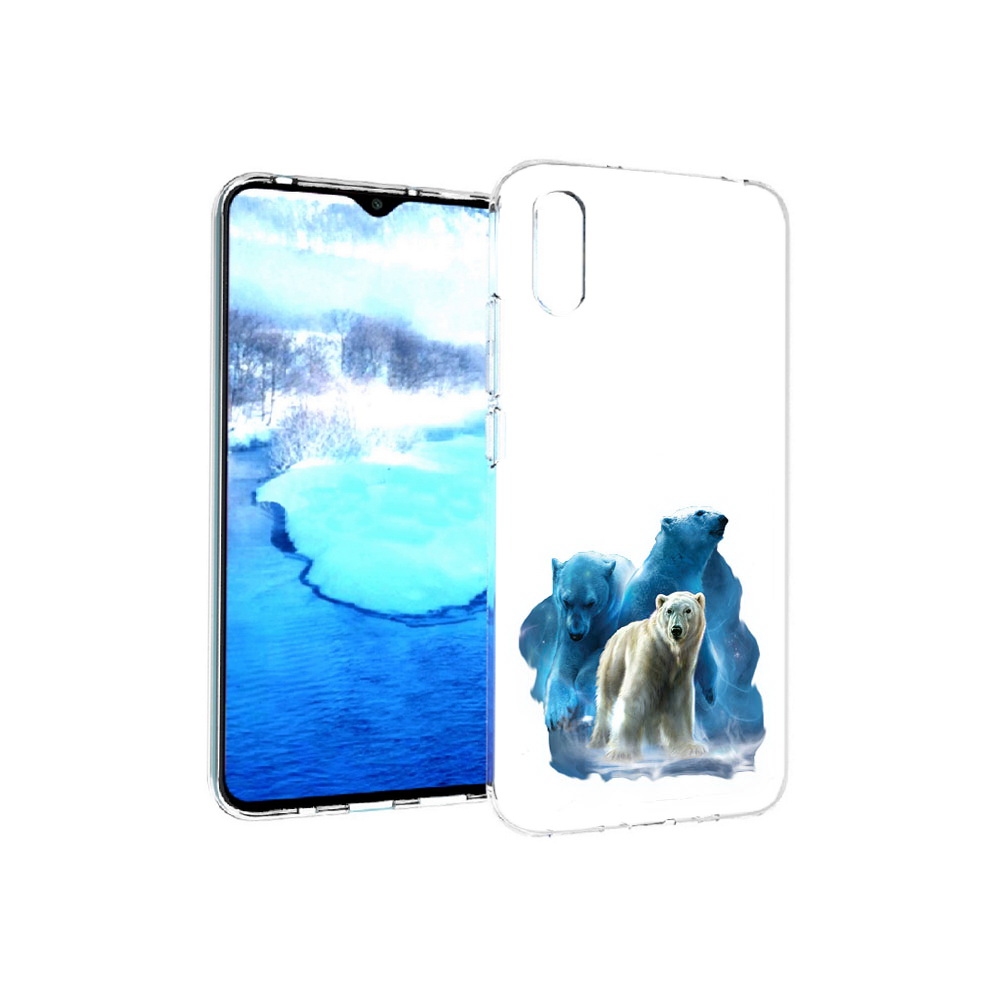 Чехол MyPads Tocco для Xiaomi Redmi 9A полярный медведь (PT151022.270.549)