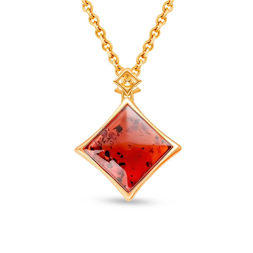 

Кулон из серебра с янтарем 585Gold 703006504, 703006504