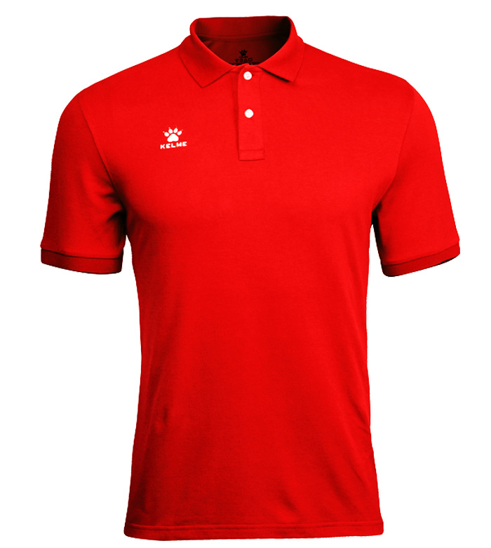 

Футболка мужская KELME MEN POLO красная 48 RU, MEN POLO