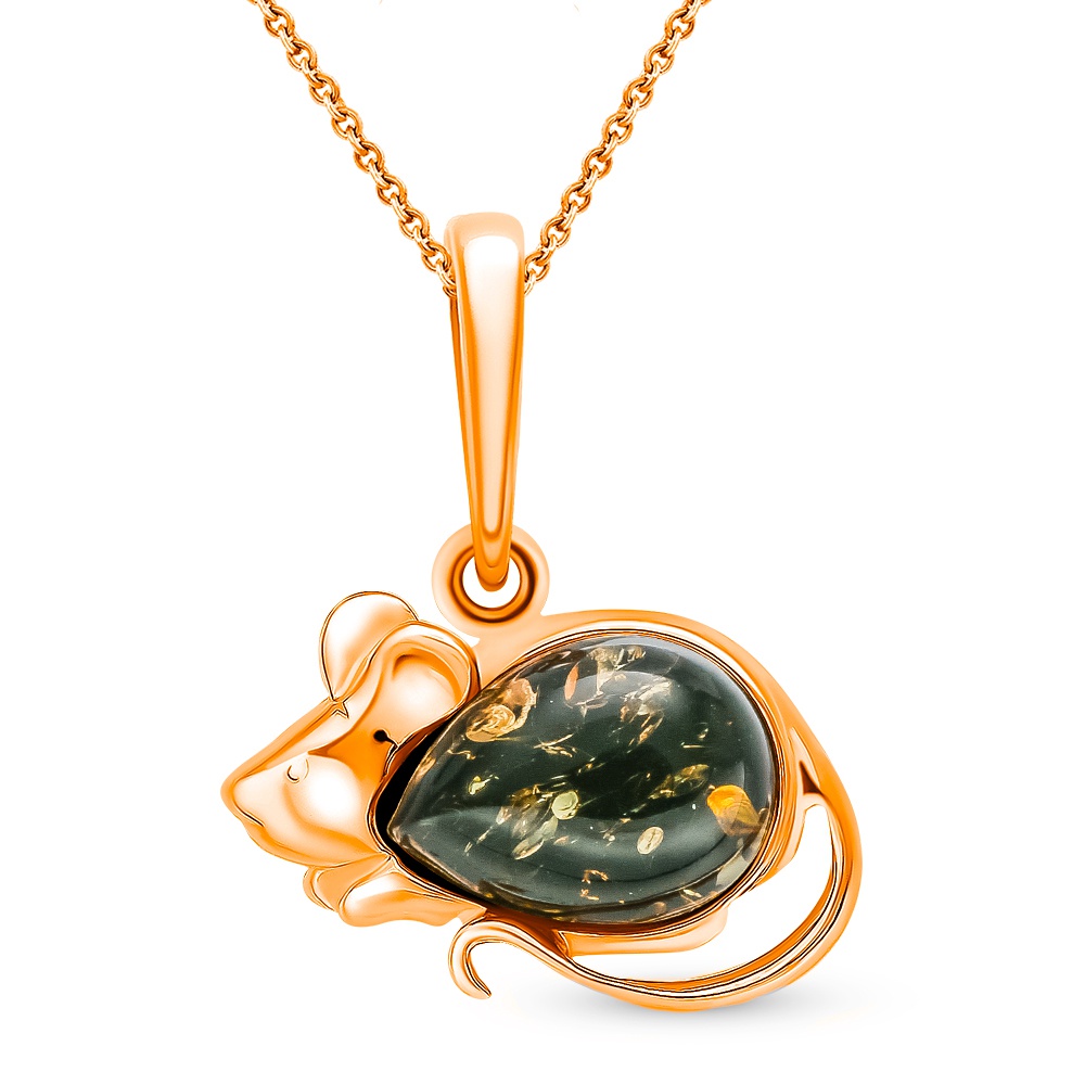

Кулон из серебра с янтарем 585Gold 703006515, 703006515