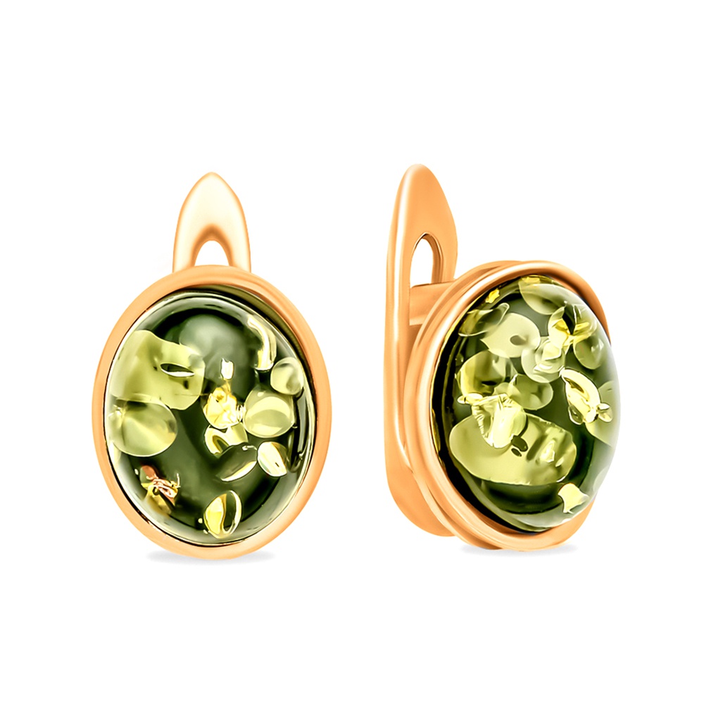 

Серьги из серебра 585Gold 702009961, янтарь, 702009961