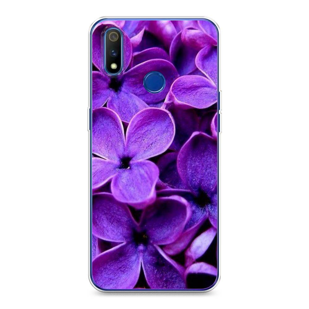 

Чехол Awog "Сирень крупная" для Realme 3 Pro, 251250-8