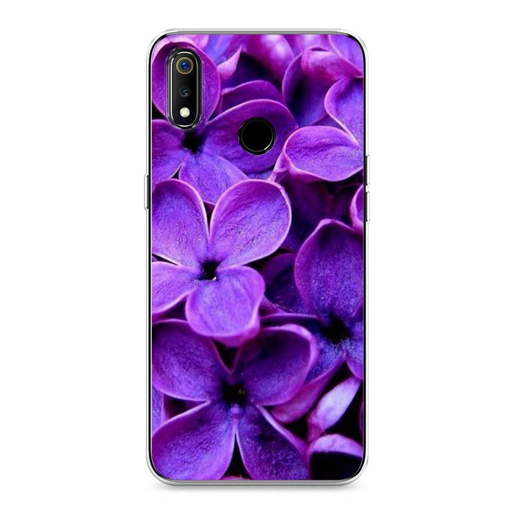 

Чехол Awog "Сирень крупная" для Realme 3, 251050-8