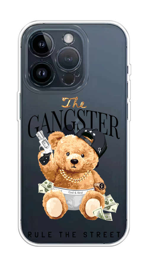 

Чехол на Apple iPhone 15 Pro "The Gangster", Бежевый;серый;черный, 15750-1