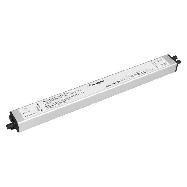 

Блок питания Arlight ARPV-LG24100-Linear-PFC-Dali2-PD 24V 100W IP67 4,2A 033540, Серый, ARPV