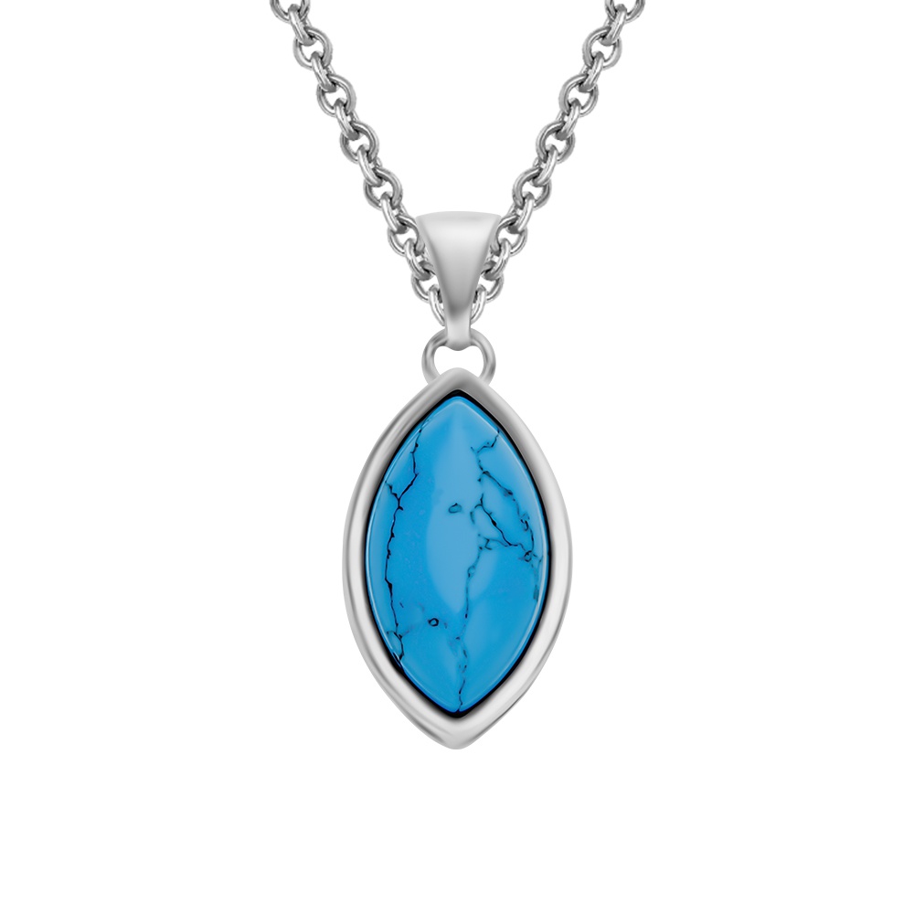 

Кулон из серебра с бирюзой 585Gold 703006574, 703006574